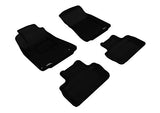 3D Maxpider Complete Set Custom Fit All-Weather Floor Mat For Select Lexus Models - Kagu Rubber (Black)