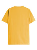 Adro Men'S Solid Regular Fit T-Shirt (Rn24-Byo-Mu_Mustard