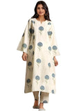 Gosriki Women'S Rayon Viscose Printed Straight Kurta With Pant (Janya Cerosin-Gs_S_Dark Blue_Small),Dark Blue,,B0F6NSM7HW
