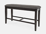 Jofran Inc. American Rustics Upholstered Counter Bench