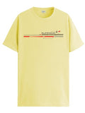 Adro Men'S Graphic Printed 100% Cotton T-Shirt - Regular Fit, Printed T-Shirts For Men (Rn24-Rac-Ly_Light Yellow_S)