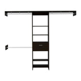 Manchester 250 Closet System -Bedroom -Black