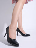 Shoetopia Stylish Embellished Black Pumps For Women & Girls /Uk3-Eu36,Black,3,B0CKW6YDKX