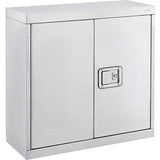 Global Industrial Wall Mount Storage Cabinet 30Wx12Dx30H Assembled 430 Stainless Steel