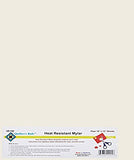 Quilters Rule Heat Resistant Mylar Templates: 10in x 12in Sheets 4/pkg