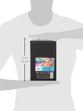 Canson Mix Media Art Book, Heavyweight French Paper, Double Sided Fine And Medium Texture, Side Wire Bound, 138 Pound, 5.5 X 8.5