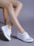 Shoetopia White Casual Sneakers For Women /Eu41,White,8,B0DTG9DFCR