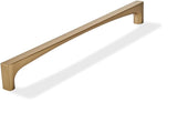 khtumeware 1 Pack Solid Handles Appliance Handle Pull 12-Inch(305mm) Satin Brass Cabinet Pulls,Heavy Duty Brushed Brass Handles 