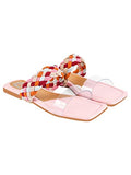 Shoetopia Girls Gd-9 Pink Flat Sandal - 6 Uk (Girls-Gd-9-Pink),Pink,6,B0CQK27Z31
