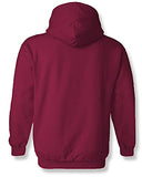 Adro Men'S Cotton Neck Hooded Sweatshirt (H21-M-Tkt-Mr_Maroon_Xl)