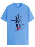 Adro Men'S Graphic Printed 100% Cotton T-Shirt - Regular Fit, Printed T-Shirts For Men (Rn24-Ftr-Sk_Sky Blue_L)