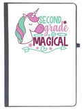 Udnag Ruled Notebook Diary Teacher Student | 2Nd Grade Is Magical, [A5 80Pages 80Gsm]