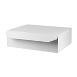 PACKGILO 1 Pcs Matte White Extra Large Gift Box with Lid, 19x16x6 Inches, Hard Magnetic Giant Gift Boxes for Presents Clothes Ro