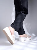 Shoetopia Retro Stylish White Wedges For Women & Girls /Eu41,White,8,B0FF3K64CW