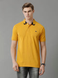 Adro Premium Cotton Polo For Men (P23-H-Pln_Mustard_ M)