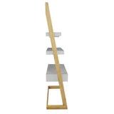 Freestanding Ladder Desk With Drawer, Solid American Maple Frame