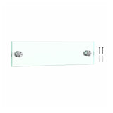 Wall Sign Frame 8 x 2 Rectangular Green Edge Acrylic for Name Plates and Door Labels in Offices and Businesses by Marketing Ho