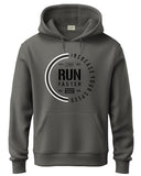 Adro Men'S Cotton Neck Hooded Sweatshirt (H24-Fast-Sg_Steel Grey,Steel GreyApparel,M