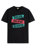 Adro Tshirt For Men | Printed T Shirt For Men | 100% Cotton T-Shirt |Printed T Shirt | T-Shirts | Rn24-Dba-Bl-Xl Black