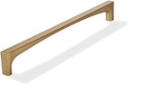 khtumeware 3 Pack Solid Handles Appliance Handle Pull 12-Inch(305mm) Satin Brass Cabinet Pulls,Heavy Duty Brushed Brass Handles 