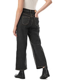 Inkd Women'S Stretchable Fashion Flare Jeans,Black Whack,Black Whack,36