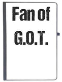 Udnag Ruled Notebook Diary G.O.T. | Fan Of G.O.T., [A5 80Pages 80Gsm]
