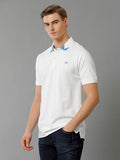 Adro Premium Cotton Polo For Men (P23-H-Pln_White_ L)