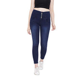 Nifty Women'S Denim Stretchable High Waist Jeans (1236, Blue, 30)