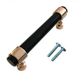 Heavenglow 3Xacrylic Rod Bar Door Handle Drawer Cabinet Pull Knob Brushed Rose Gold 121Mm|1 X Door Handle Rod|Home & Garden