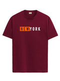 Adro Tshirt For Men | Printed T Shirt For Men | 100% Cotton T-Shirt |Printed T Shirt | T-Shirts | Rn24-Nky-Mr-S Maroon