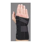 Med Spec Wrist Lacer, 8 Black - Large Left