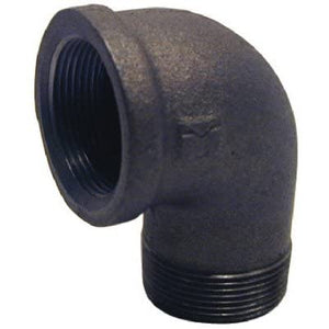 B & K 520-308Bg 2 90D Blk Street Elbow, 2, Black