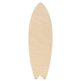 Surfboard Cutout 11-1/4 x 36 inches, Pack of 2 Wooden Crafts to Paint, Wood Nautical Cutout, Wood Cutout for Crafts, by Woodpeck