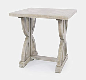 Jofran Inc. Fairview Rustic Trestle End Table