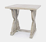 Jofran Inc. Fairview Rustic Trestle End Table