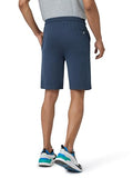 Xyxx Men Cotton Rich Shorts, Regular Fit, Solid, Pack Of 1, Xysht10L, Midnight Blue, L