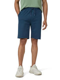 Xyxx Men Cotton Rich Shorts, Regular Fit, Solid, Pack Of 1, Xysht13Xl, Oxford Blue, Xl
