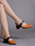 Shoetopia Solid Pointed Toe Tan Pumps For Women & Girls /Eu37,Tan,4,B0DRJGTQRP