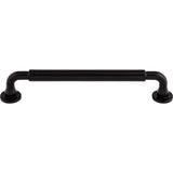 Top Knobs TK824BLK Serene Collection 6-5/16 Lily Pull, Flat Black