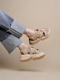 Shoetopia Smart Casual Beige Sporty Sandals For Women & Girls /Eu36,Beige,3,B0F9FP2BX2