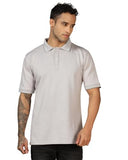 Leriya Fashion T Shirt For Men || Men T-Shirt || Men Polo T-Shirt || Men Plain T-Shirt || V-Neck Collar Tshirt (Medium, Grey)