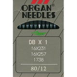 Organ DB X 1 Industrial Needles 16X257 Size 80/12 (10pk)