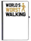 Udnag Ruled Notebook Diary Walking | WorldS Copy 2, [A5 80Pages 80Gsm]