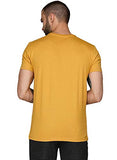 Adro Men'S Usa American Flag Printed Cotton T-Shirts (Rnr-M-Nww-Mu_Mustard_M)