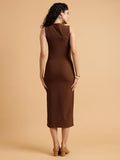 Wedani Dress For Women Brown,BROWN,L,,,