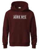 Adro Men'S Cotton Neck Hooded Sweatshirt (H24-Adro-Mr_Maroon