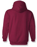 Adro Men'S Cotton Neck Hooded Sweatshirt (H-M-Pc-Mr_Maroon_L)