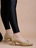 Shoetopia Rhinestone Decor Pointed Toe Stylish Beige Pumps For Women & Girls /Eu41,Beige,8,B0DRJFWTW8