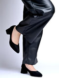 Shoetopia Elegant Black Pumps For Women & Girls /Eu40,Black,7,B0F6TLNFVG
