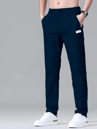 Toplot Men'S Regular Casual Pants (Men-Pant-5188-Navy-34),Navy,34,B0D76HXS4L